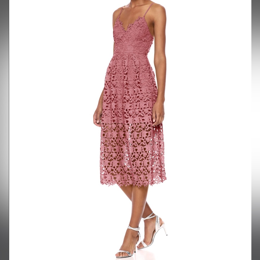 ASTR floral lace dress